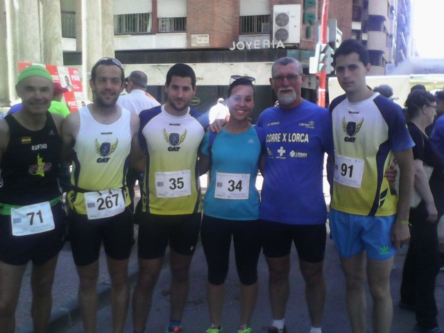 Atletas del Club de Atletismo de Totana participaron un año más en la carrera popular Corre x Lorca