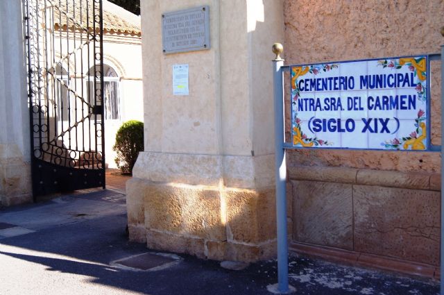 El día 24 de octubre deberán parar las obras que se estén realizando en el cementerio municipal