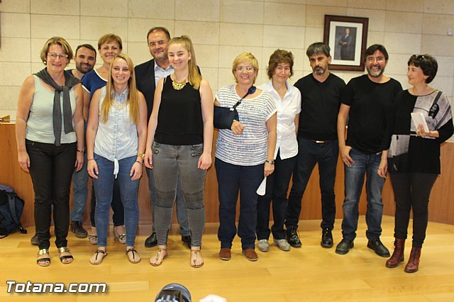 Recepción institucional a alumnos franceses que participan en un intercambio con el IES “Prado Mayor”