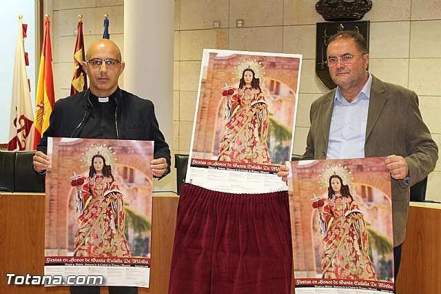 Se presenta el programa de actividades religiosas de las fiestas patronales de Santa Eulalia´2015