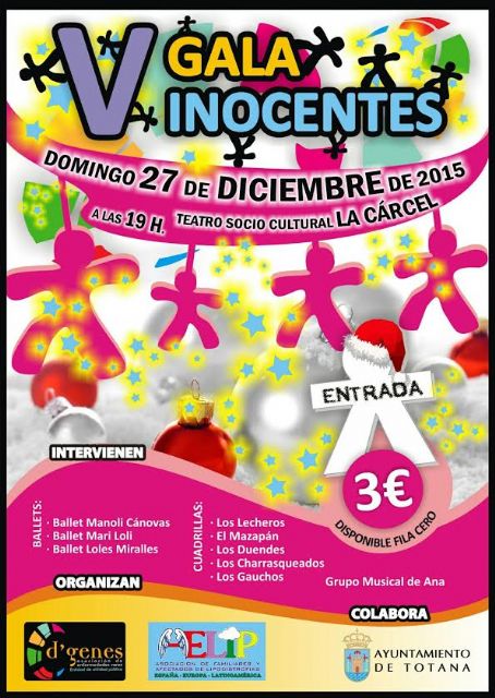 D´Genes y AELIP organizan la V Gala Inocentes