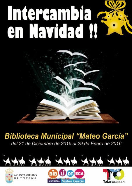 La campaña 'Intercambia en Navidad' propuesta por la Biblioteca Municipal 'Mateo García' arrancará el 21 de diciembre