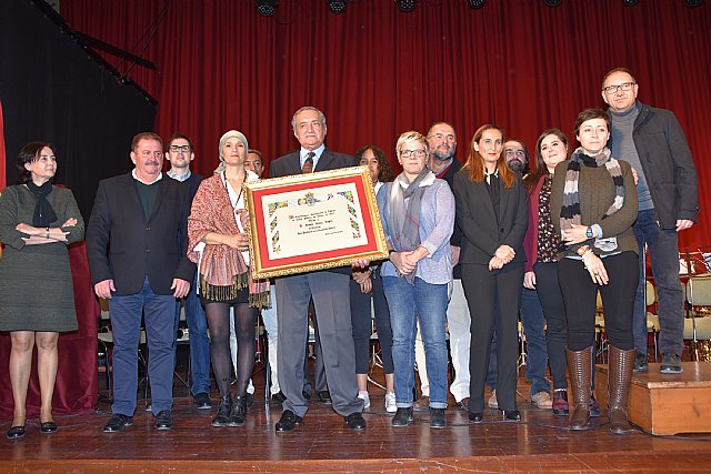 El historiador y escritor Ginés Rosa recibe el Título de Hijo Predilecto de la Ciudad de Totana