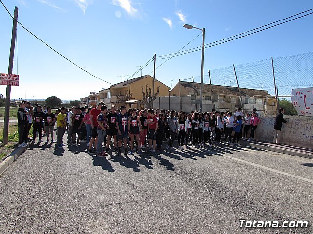 El IES Prado Mayor colabora con la ONG Save the Children en la carrera solidaria educativa 'Kilómetros de solidaridad'