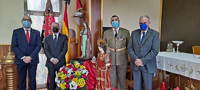 La Asociación de la Virgen y Mártir Santa Eulalia de Mérida dona una imagen de Santa Eulalia al GACA XI