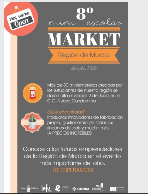 Alumnos del IES 'Prado Mayor' participan en el 8º Minimarket de la Región de Murcia