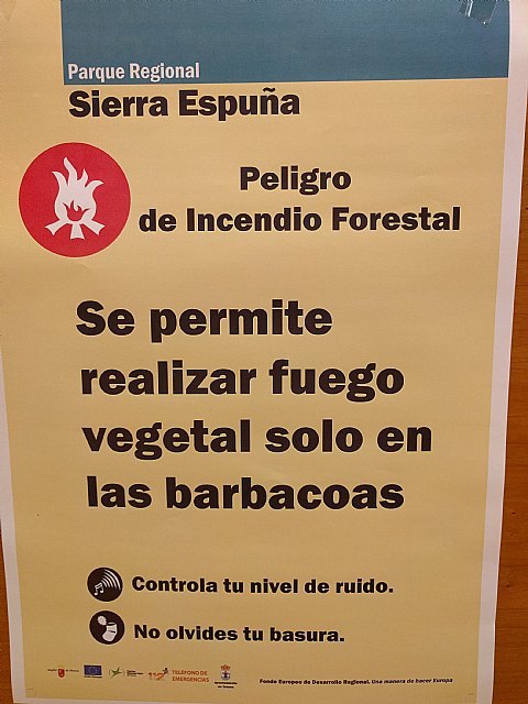 Mañana sólo se pueden efectuar fuegos vegetales con motivo de la romería de Santa Eulalia en las barbacoas habilitadas en 'El Ángel' y 'El Grifo'