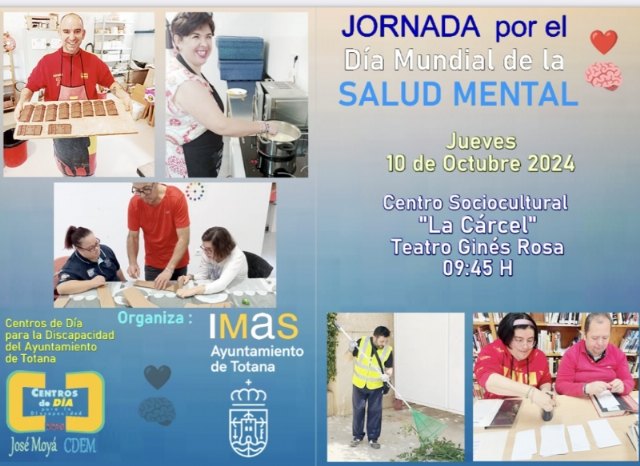 Totana celebra mañana un acto institucional por el Día Mundial de la Salud Mental