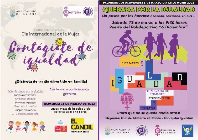 Se celebran este fin de semana las actividades del Día de la Mujer aplazadas el pasado por la lluvia