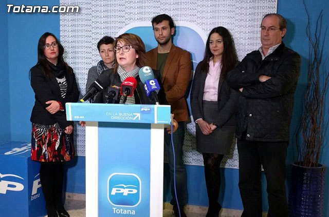 Rueda de prensa PP Totana PGOM y actualidad política