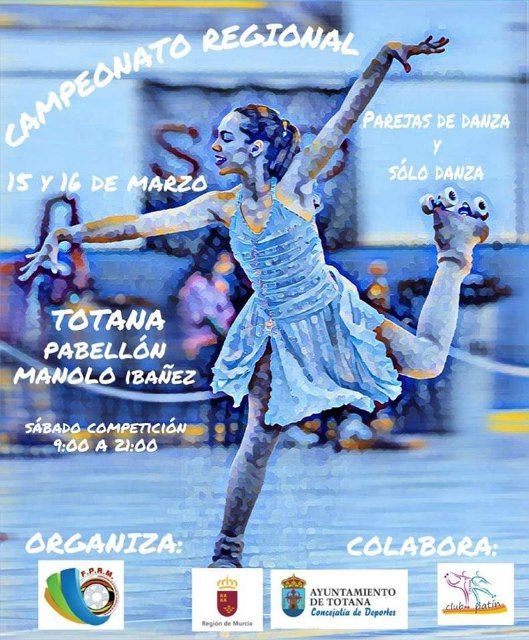 Totana acoge el Campeonato Regional de Patinaje los días 15 y 16 de marzo en el Pabellón de Deportes 'Manolo Ibáñez', en el que se darán cita unas 50 patinadoras