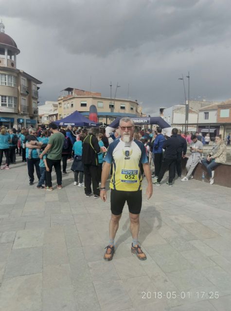 Juan Francisco García, del Club Atletismo Totana, participó en la Carrera Popular de Serón (Almería)