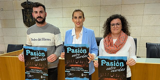 El espectáculo “Pasión entre cuerdas” se celebra este sábado en el Teatro Ginés Rosa