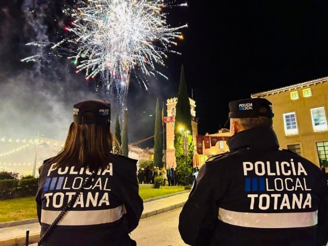 La Policía Local de Totana realiza 5 detenciones durante el transcurso de las fiestas patronales de Santa Eulalia