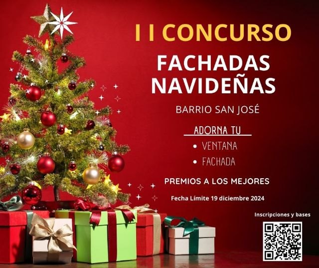 Abiertas las inscripciones para el II Concurso de fachadas navideñas del Barrio San José