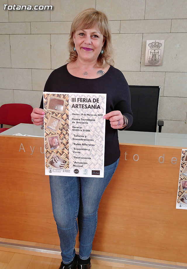 La III Feria de la Artesanía de Totana se celebrará el martes 19 de marzo en el entorno del Centro Tecnológio de la Artesanía