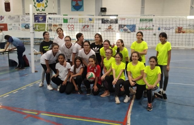 Águilas acogió la Fase Intermunicipal de Voleibol de Deporte Escolar