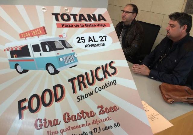 VIDEO. La plaza de la Balsa Vieja de Totana acoge del 25 al 27 de noviembre un festival de vehículos de comida callejera 'Food Trucks'