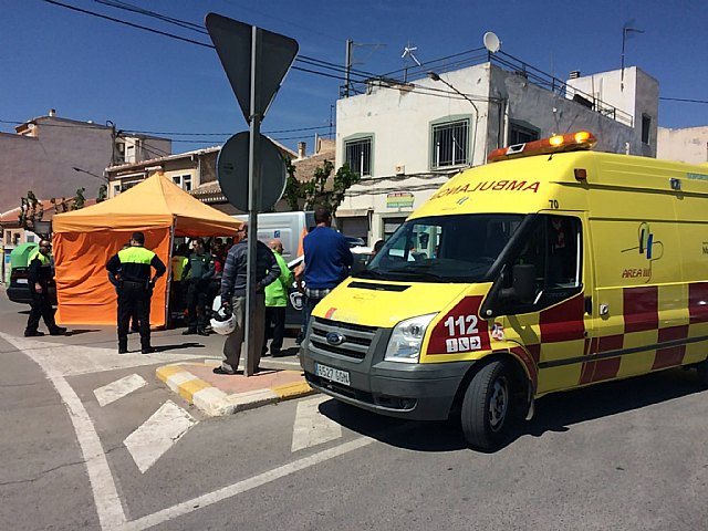 Un vecino de Totana fallece de forma súbita mientras conducía una furgoneta a la altura de la rotonda de La Turra