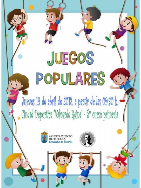 Mañana tendrán una Jornada de Juegos Populares en la Ciudad Deportiva