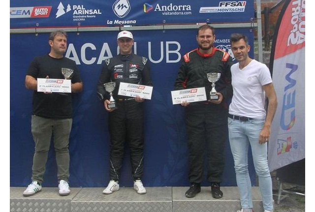 El totanero David Cánovas sube al pódium en la Subida Arinsal (Andorra)