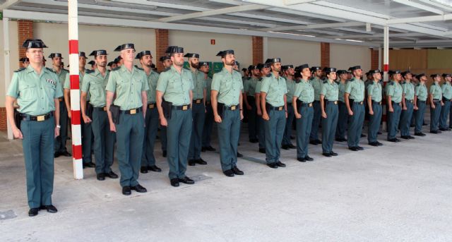 La Guardia Civil incorpora 97 nuevos efectivos a la Región de Murcia, 2 de ellos al puesto de Totana