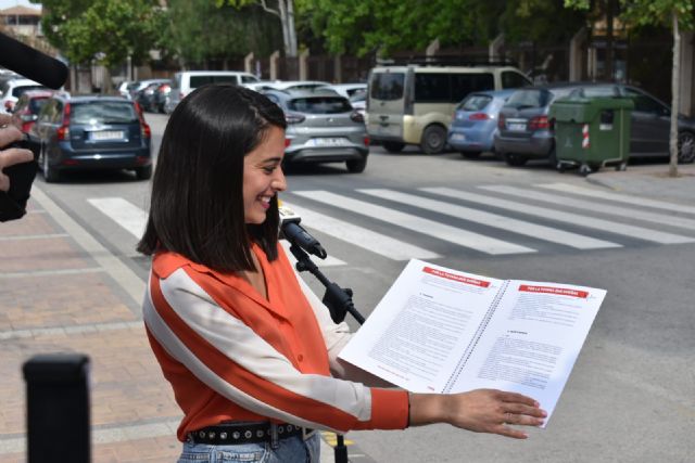 Isa Molino propone más de 300 medidas en su programa de gobierno para Totana