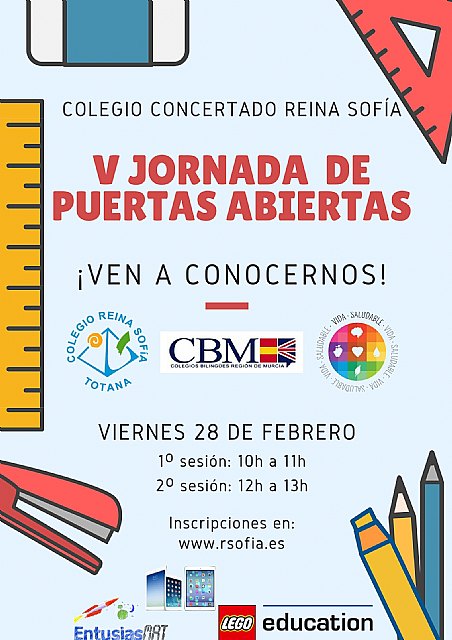 V jornada de puertas abiertas Colegio Reina Sofía