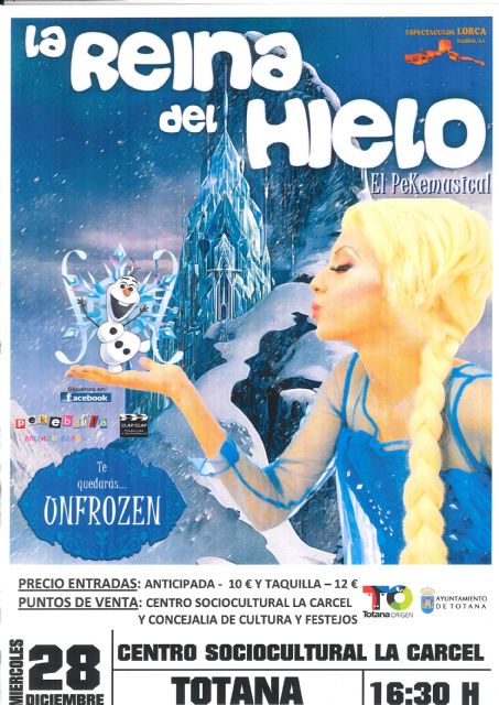 Espectáculos infantiles 'La reina del hielo' y 'Los Cuentos de la abuela mágica'