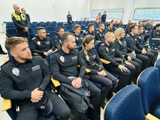 Los doce nuevos agentes de la Policía Local de Totana comienzan su formación teórico práctica en el Centro Integral de Emergencias y Seguridad de Lorca